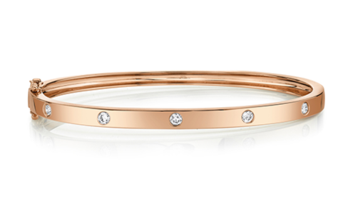 A diamond bangle from Shy Creation, available at Morgan Jewelers.