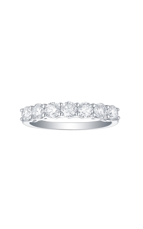 FLASHPOINT CREATED 7 DIAMOND WEDDING BAND, 14KWG, 1CTW