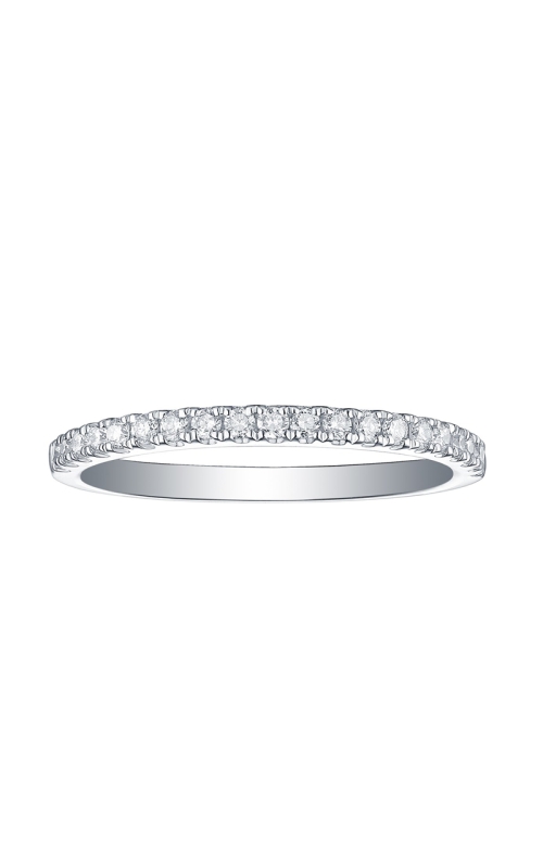 FLASHPOINT CREATED DIAMOND WEDDING BAND, 14KWG, 1/4CTW