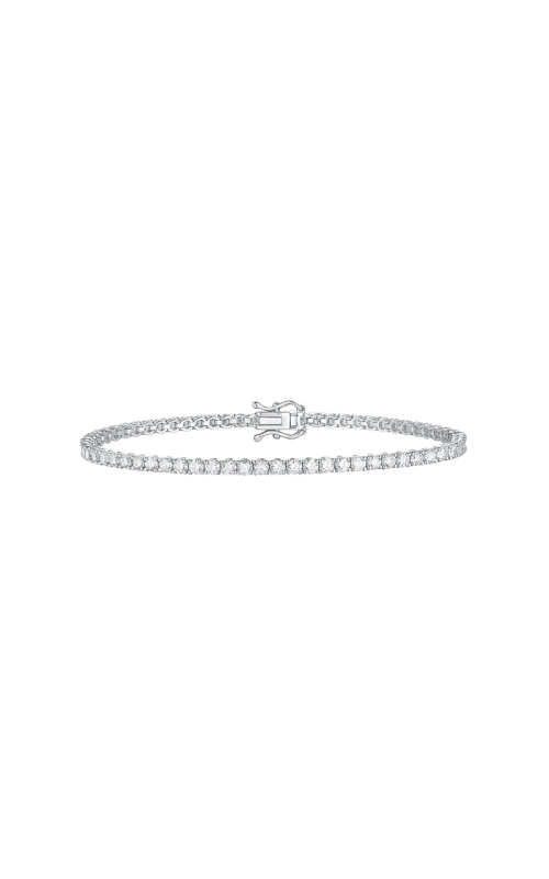 FLASHPOINT CREATED DIAMOND TENNIS BRACELET, 14KWG, 4CTW