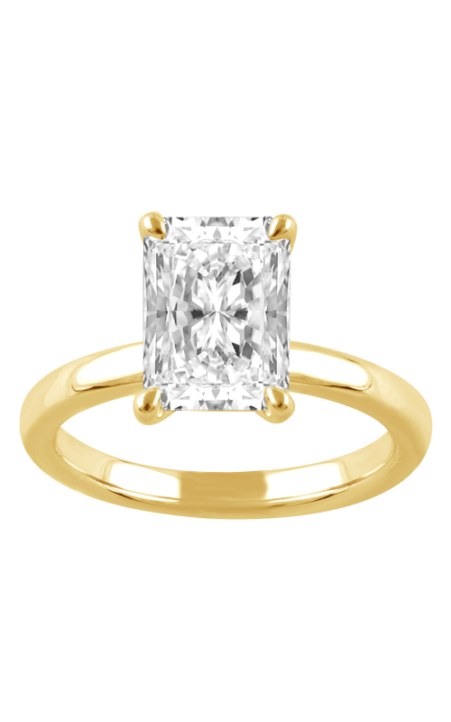 Flashpoint Created Diamond Solitaire Radiant 2 CTW in 14K Yellow Gold