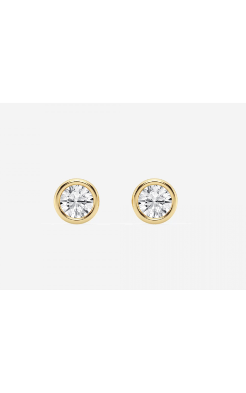 Flashpoint Created Diamond Women's Earrings 1 CTW in 14K Yellow Gold