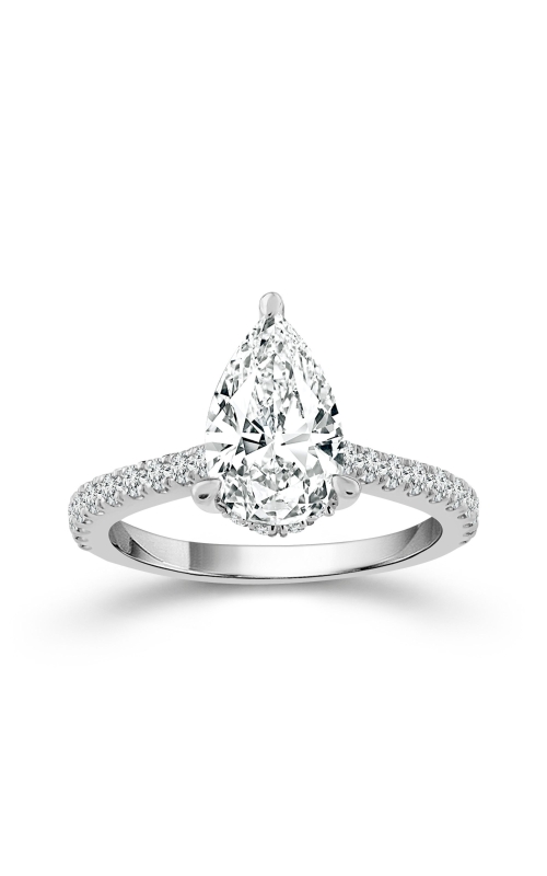 Flashpoint Created Diamond Women's Engagement Set 2 CTW Pear in 14K White Gold