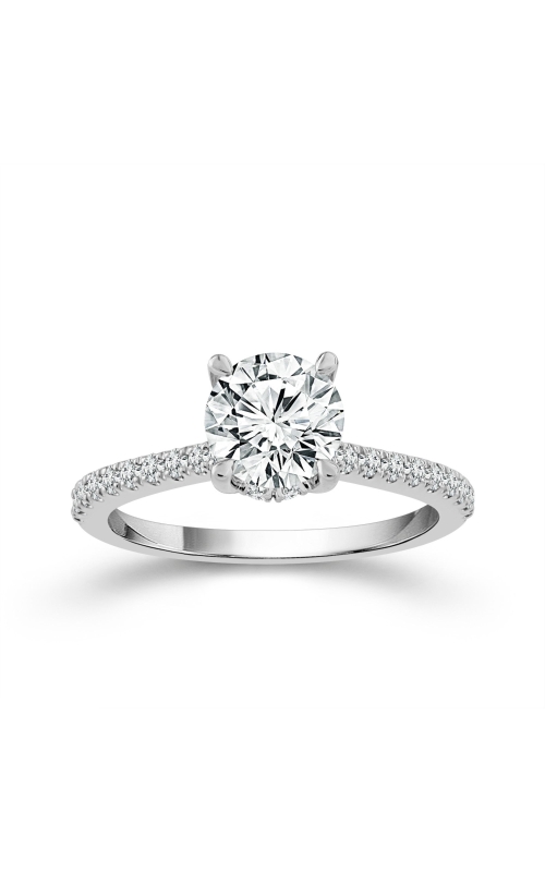 Flashpoint Created Diamond Women's Engagement Set 2 CTW Round Shape in 14K White Gold