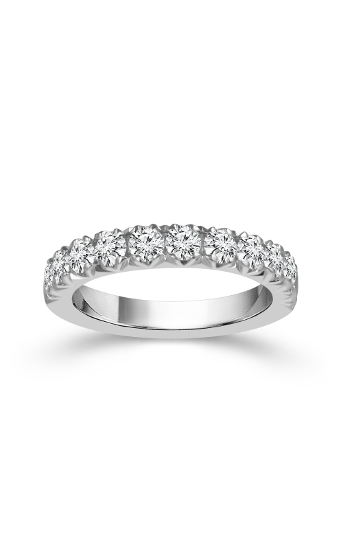 Women's Diamond Anniversary Ring 3/4 CTW Round Shape in 14K White Gold