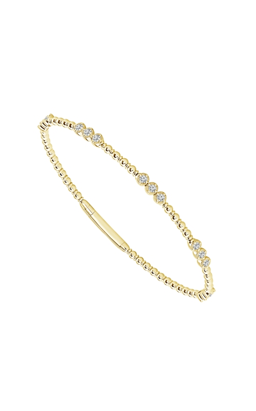 Flexie Bangle Bracelet 1/2 CTW in 14K Yellow Gold