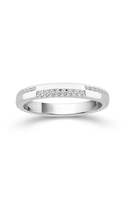 Women's Diamond Anniversary Ring 1/4 CTW with High-Polish Finish in 14K White Gold