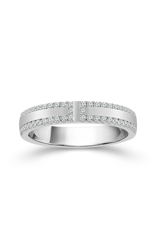 Women's Two-Row Diamond Anniversary Ring 1/4 CTW in 14K White Gold