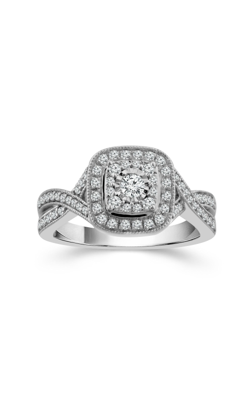 Women's Diamond Engagement Set 1/2 CTW Miracle in 10K White Gold