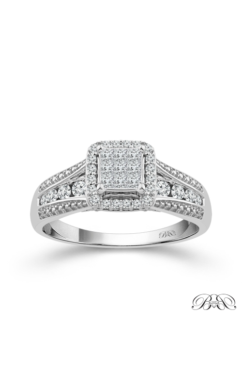 Beauty Bride Women's Diamond Engagement Set 1/2 CTW in 10K White Gold