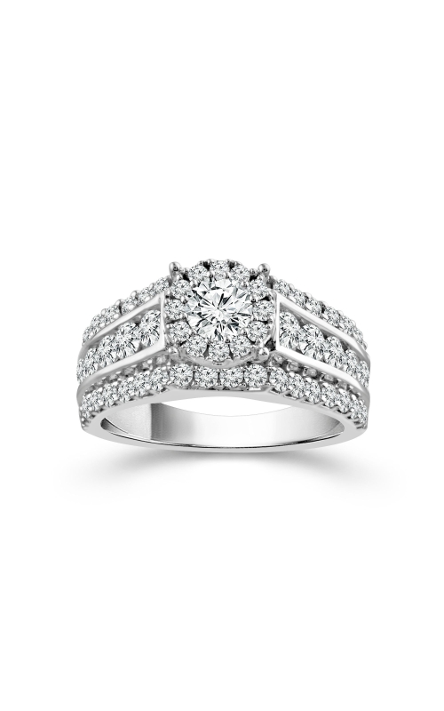 Lab Created Diamond 2 CTW 3/8 Round Ladies Diamond Bridal in 14 KT White Gold