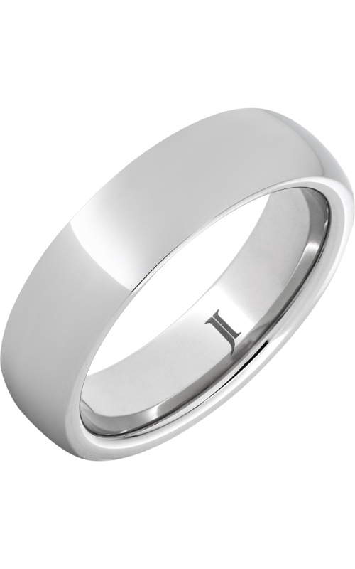 Men's Dome Polished 6MM Wedding Band in Serinium