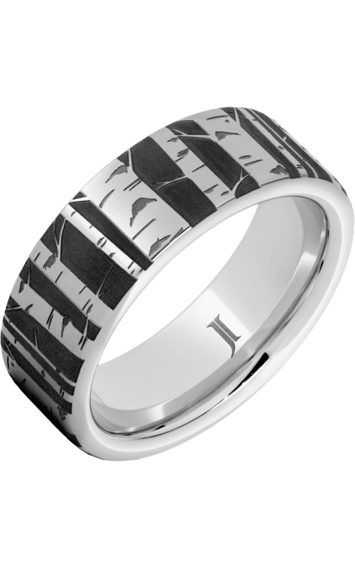 Men's Aspen Grove 8MM Wedding Band in Serinium