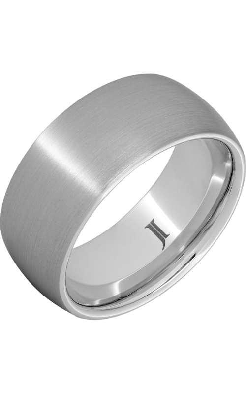 Men's Soft Satin Wedding Band in 10MM Serinium