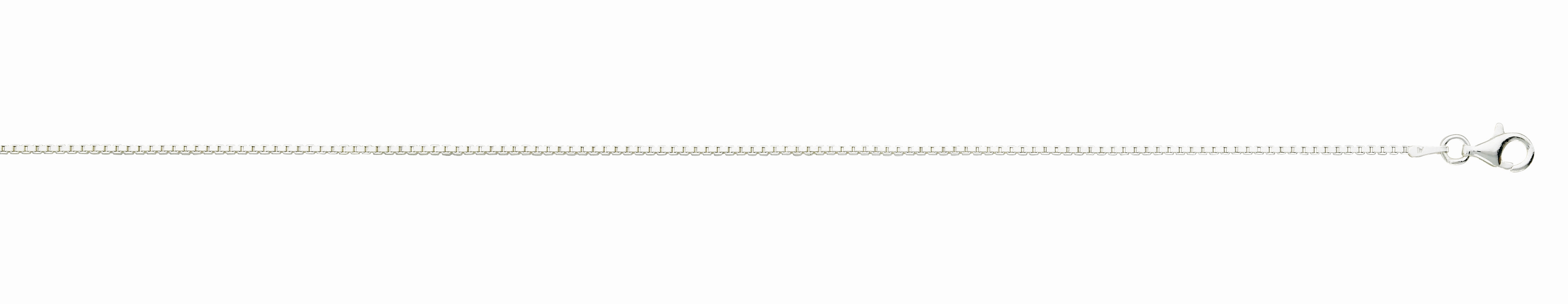 20" 1.1MM Box Chain Necklace in Sterling Silver