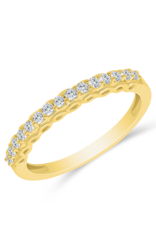 Women's Diamond Anniversary Infinity Ring 1/4 CTW in 10K Yellow Gold