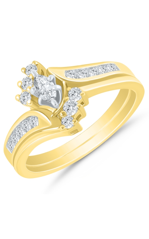 Women's Diamond Bridal 1/2 CTW 1/6 Marquise in 14K Yellow Gold