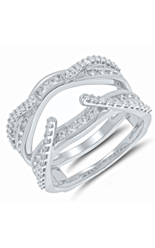 Women's Diamond Wrap 1 CTW Round Diamonds in 14K White Gold