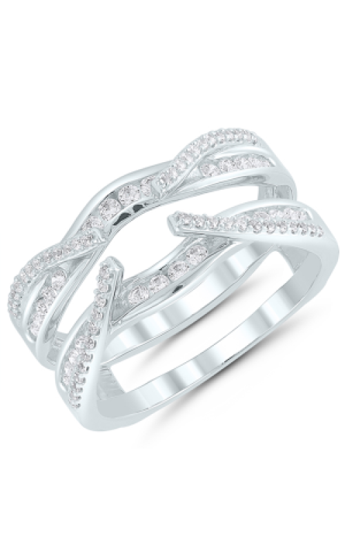 Women's Diamond Wrap 1/2 CTW Round Stones in 14K White Gold