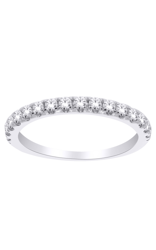 Women's Diamond Anniversary Ring 1/5 CTW Stackable in 14K White Gold