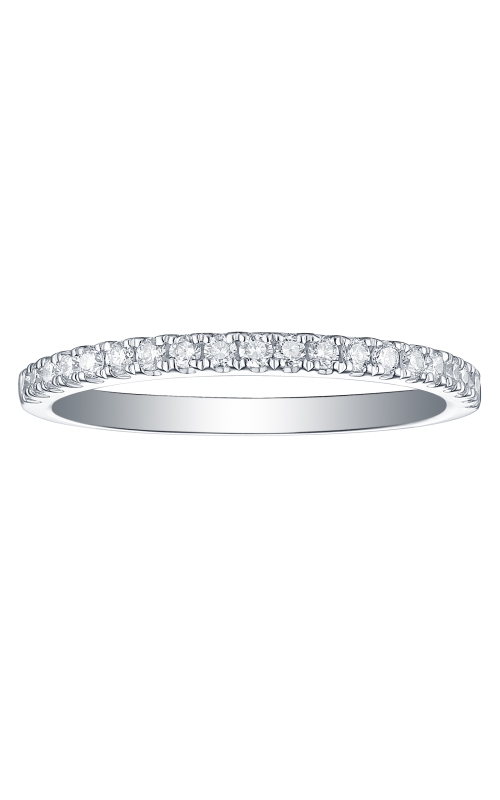 Flashpoint Created Diamond Women's Anniversary Ring 1/4 CTW in 14K White Gold