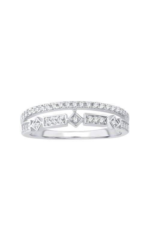 Women's Diamond Anniversary Ring 1/5 CTW in 10K White Gold