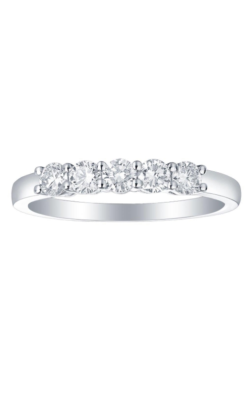 Flashpoint Created Diamond Women's Anniversary Ring 1/2 CTW in 14K White Gold