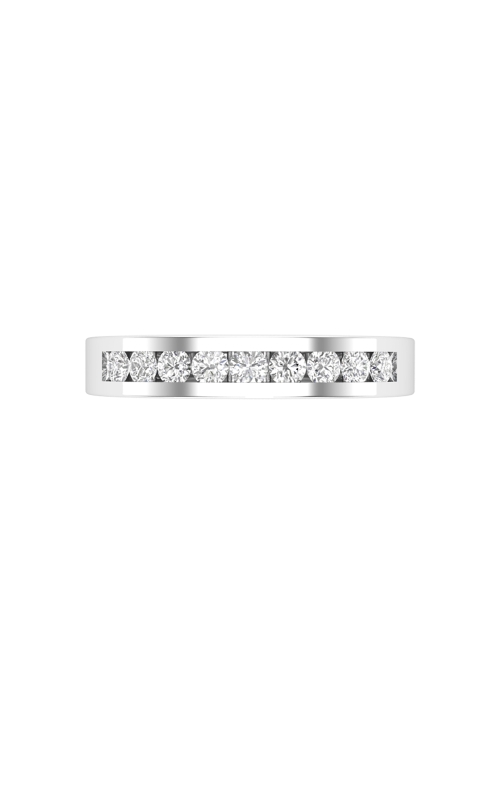 Love Story Diamond Wedding Band in 14K White Gold, 3/8ctw