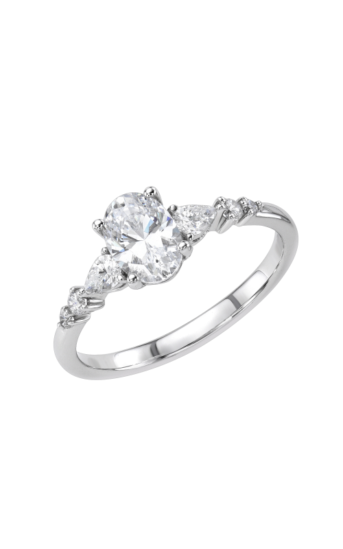 Only You Women's Diamond Engagement Ring 3/4 ct. Oval Center 9/10 CTW in 14K White Gold